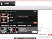 Tablet Screenshot of blackbeats.fm